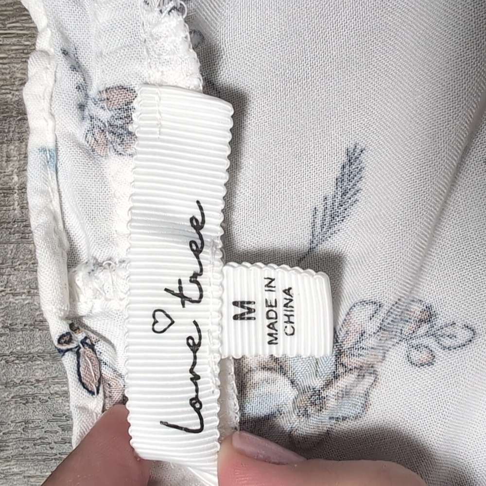 Love Tree Blue and White Blouse - Picture 2 of 6